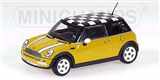 MINI ONE 2001 WITH CHEQUERED ROOF FLAG YELLOW L. E.  1008 PCS. 
