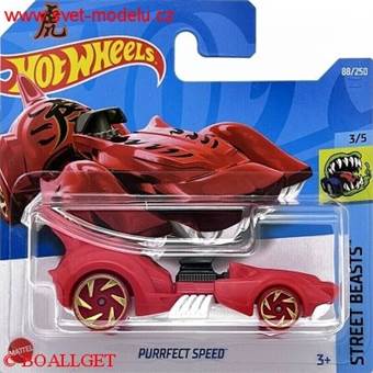 AUTÍČKO HOTWHEELS STREET BEASTS PURRFECT SPEED