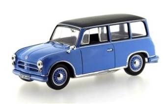 AWZ P70 KOMBI GDR 1957 BLUE AND BLACK ROOF