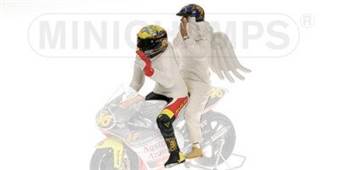 FIGURINE VALENTINO ROSSI (+ ANGEL) GP 250 RIO 1999 L.E. 1999 pcs.
