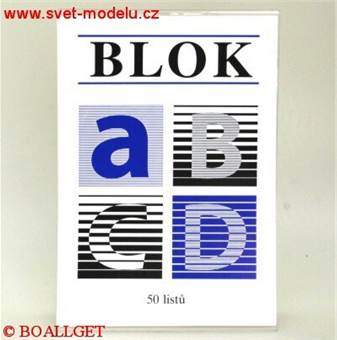 Blok 14050 eko - A4 nelinkovaný, 50 listů