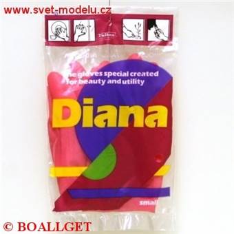 Gumové úklidové rukavice Diana vel. small ( 7 )