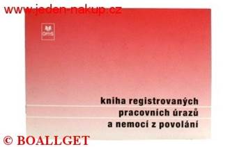 Kniha registrace pracovních úrazů a nemocí z povolání 223