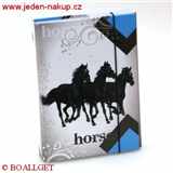 ŠKOLNÍ DESKY BOX A4 s gumičkou Horses