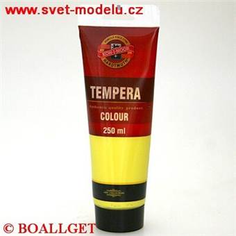 Temperová barva 250 ml žluť citronová tuba KOH-I-NOOR
