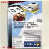 Samolepící etikety 99, 1 x 38, 1 RAYFILM pro laserové a inkoustové tiskárny A4,  100 listů v balení