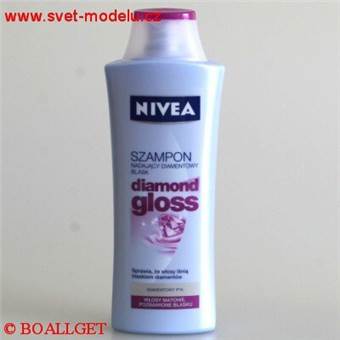 Nivea Diamond Gloss šampon pro vlasy matné, bez lesku 400 ml