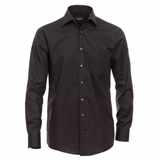 Pánská košile Casa Moda Comfort Fit černá dlouhý rukáv vel.  49 - 56 (4XL - 7XL)