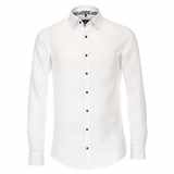 Pánská košile Casa Moda Comfort Fit lněná bílá vel.  3XL - 7XL (48 - 56)