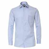 Pánská košile Casa Moda Comfort Fit modrá keprová dlouhý rukáv vel.  48 - 56 (3XL - 7XL)