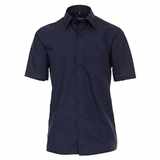 Pánská košile Casa Moda Comfort Fit tmavě modrá krátký rukáv vel.  48 - 56 (3XL - 7XL)