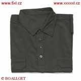 Pánská košile společenská černá dlouhý rukáv 188-194