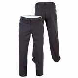 Pánské společenské kalhoty elastické stretch černé 2XL - 5XL
