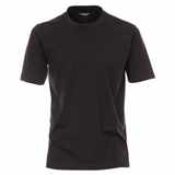 Pánské tričko Casa Moda 3XL - 6XL krátký rukáv černá