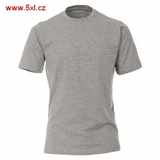 Pánské tričko Casa Moda 3XL - 7XL krátký rukáv šedá
