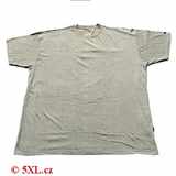 Pánské tričko Kamro šedé melírované krátký rukáv  7XL - 10XL  15237/668