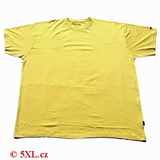 Pánské tričko Kamro žluté krátký rukáv  7XL - 10XL  15233/668