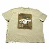 Pánské tričko KITARO s tiskem 7XL - 8XL krátký rukáv khaki