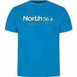 Pánské tričko NORTH 56°4 modré potisk XPLORE THE UNCNOWN  5XL - 8XL krátký rukáv