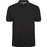 Pánské tričko s límečkem - polokošile černá NORTH 56°4 krátký rukáv  6XL - 8XL