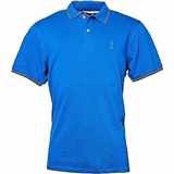 Pánské tričko s límečkem - polokošile modrá NORTH 56°4  6XL - 7XL krátký rukáv