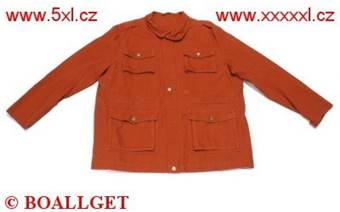 Pánská bunda jarní - podzimní cihlová