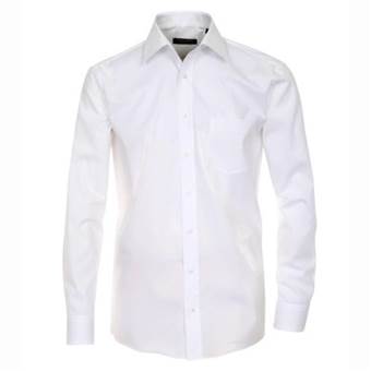 Pánská košile Casa Moda Comfort Fit bílá dlouhý rukáv vel. 48 - 56 (4XL - 7XL)