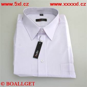 Pánská košile společenská bílá dlouhý rukáv 188-194