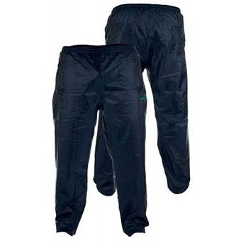Pánské šusťákové nepromokavé kalhoty KS14641N na gumu - návlekové modré XL - 7XL