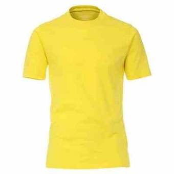 Pánské tričko Casa Moda 3XL - 7XL krátký rukáv žlutá