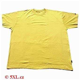 Pánské tričko Kamro žluté krátký rukáv  7XL - 10XL  15233/668