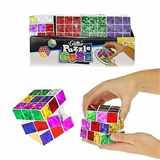 Rubikova kostka  třpytivá 6, 5 x 6, 5 x 6, 5 cm