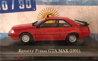 RENAULT FUEGO GTA MAX 1991 RED