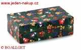 Krabička vánoce 9x15x5 cm- 1.  vzor