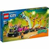 LEGO CITY 60357 TAHAČ S PŘÍVĚSEM A S OHNIVÝMI KRUHY