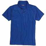 Pánská funkční polokošile - tričko s límečkem ADAMO modré MARIUS krátký rukáv 6XL - 12XL
