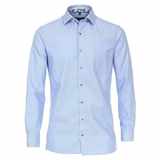 Pánská košile Casa Moda Comfort Fit dobby světle modrá dlouhý rukáv vel.  48 - 56 (3XL - 7XL)
