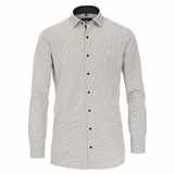 Pánská košile Casa Moda Comfort Fit módní tisk béžová dlouhý rukáv vel.  48 - 56 (3XL - 7XL)