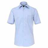Pánská košile Casa Moda Comfort Fit modrá krátký rukáv vel.  48 - 56 (3XL - 7XL)