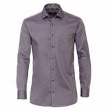 Pánská košile Casa Moda Comfort Fit Premium dvojitý límec fialová dlouhý rukáv vel.  48 - 56 (3XL - 7XL)