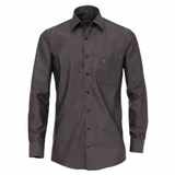 Pánská košile Casa Moda Comfort Fit tmavě šedá dlouhý rukáv vel.  48 - 56 (3XL - 7XL)