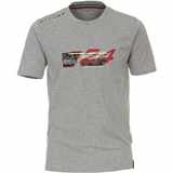 Pánské tričko Casa Moda RACING COLLECTION 3XL - 6XL krátký rukáv silver