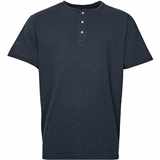 Pánské tričko na knoflíčky černé REPLIKA JEANS krátký rukáv  4XL - 10XL