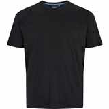 Pánské tričko NORTH 56°4 černé s výstřihem do " V "  6XL - 8XL krátký rukáv