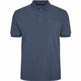 Pánské tričko s límečkem - polokošile modrošedá NORTH 56°4 krátký rukáv  6XL - 8XL