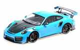 PORSCHE 911 991. 2 GT2RS 2018 BLUE W/  BLACK WHEELS