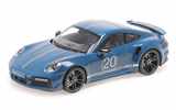 PORSCHE 911 (992) TURBO S COUPE SPORT DESIGN 2021 BLUE