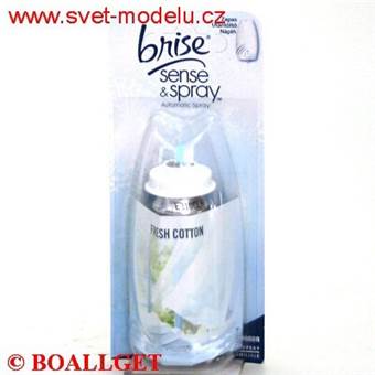 Brise Sense & Spray 18ml - náhradní náplň - Fresh Cotton