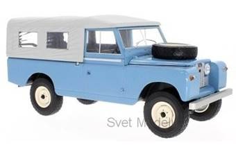 LAND ROVER 109 PICK UP SERIES II 1959 SOFT TOP BLUE / GREY