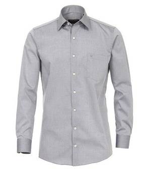 Pánská košile Casa Moda Comfort Fit šedá dlouhý rukáv vel. 48 - 56 (3XL - 7XL)